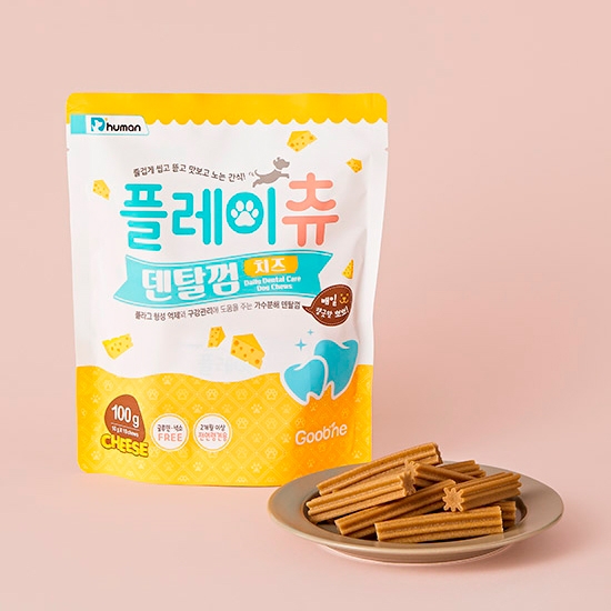 듀먼 플레이츄 덴탈껌 치즈 (10개입)