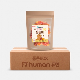 듀먼 강아지간식 BOX 고구마 치킨 돌돌이 80g 20팩 [맛선택] [박스]