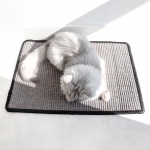 [에코펫위드]고양이 스크래쳐 매트 그레이 60x40Cm